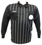 Classic Referee Shirt  Long Sleeve Black -  XX Large