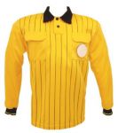 Classic  Referee Shirt  Long Sleeve Yellow