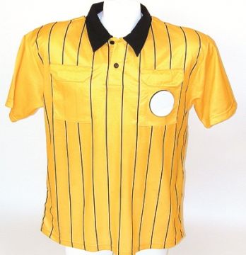 Classic Referee Shirt - Short Sleeve Yellow