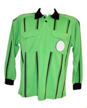Standard Referee Shirt - Long  Sleeve Green