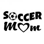 Soccer Sticker  - Soccer Mom Design
