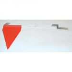 2 PC Fiberglass Corner Flags With Angle Spring Base Tip - Set of 4