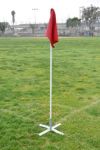 Weighted Base Corner Flags for Turf & Indoor - Set of 4