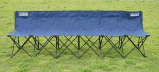 Folding Sports Bench - 6 Seaters with Back - Royal Blue
