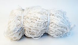6'6" X 18'6"  NETS WITH DEPTH  - 4MM WHITE